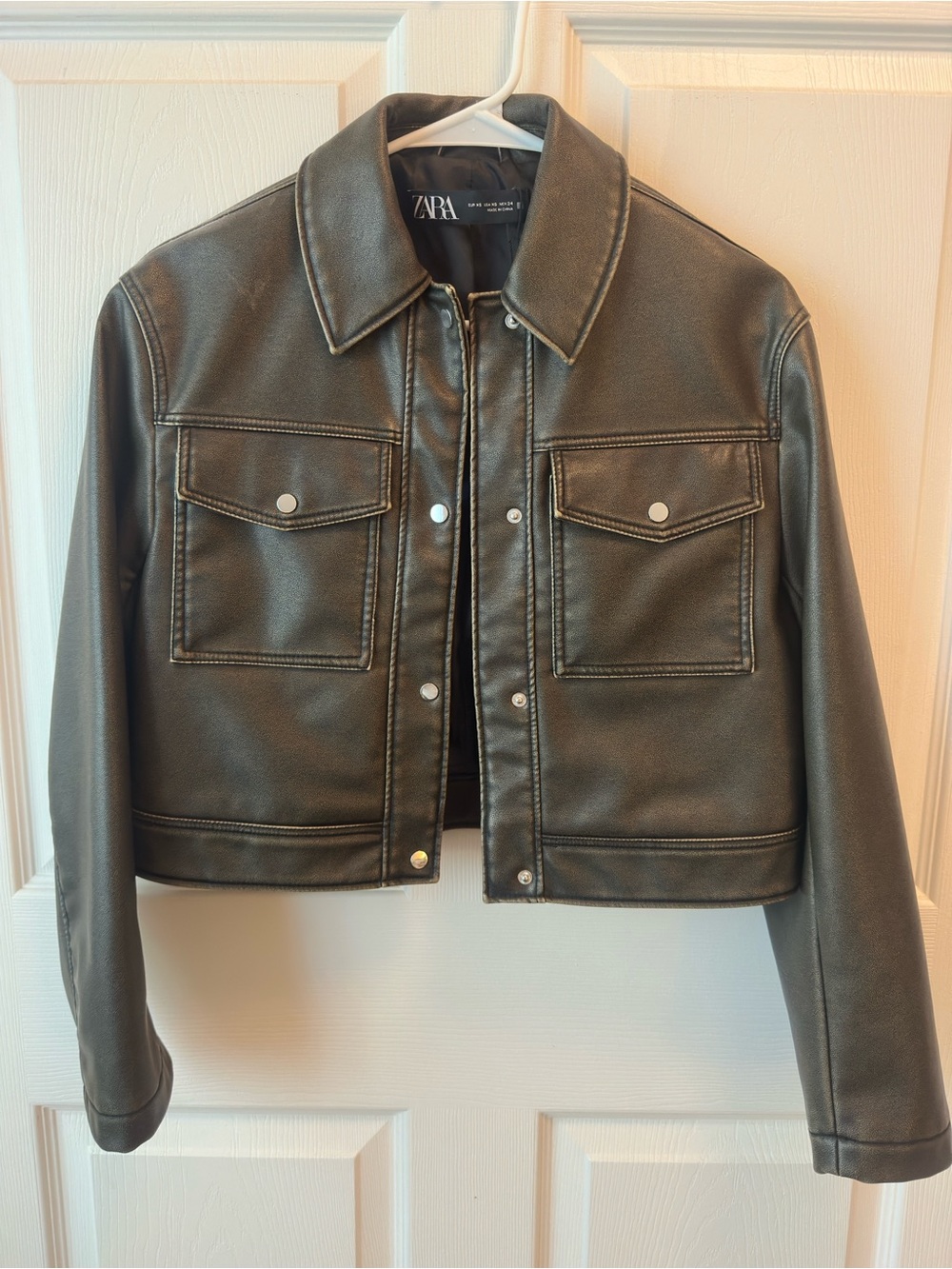 Zara Faux Leather Jacket